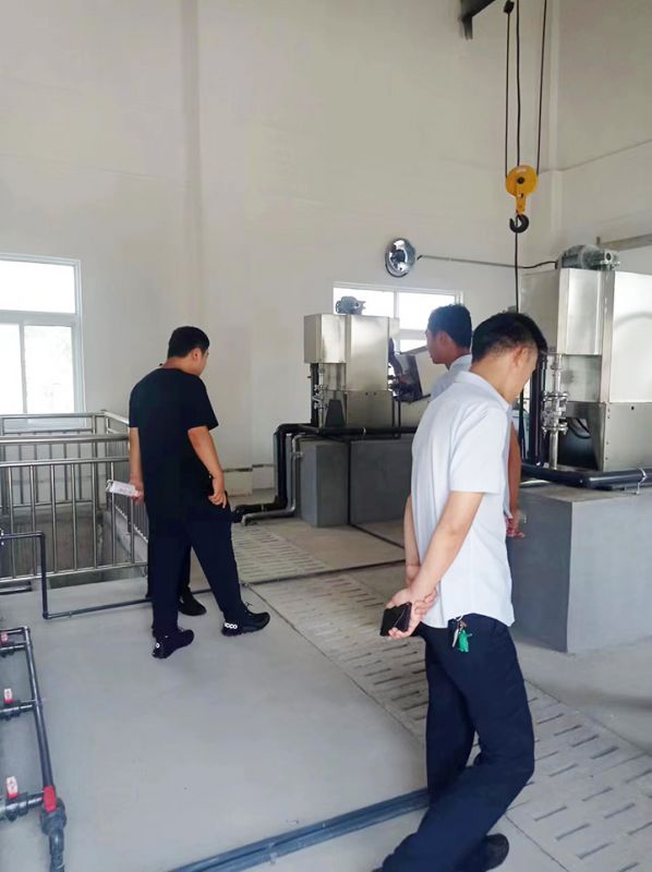 龍王莊汚(wu)水處理廠項目成(cheng)功驗收迻交