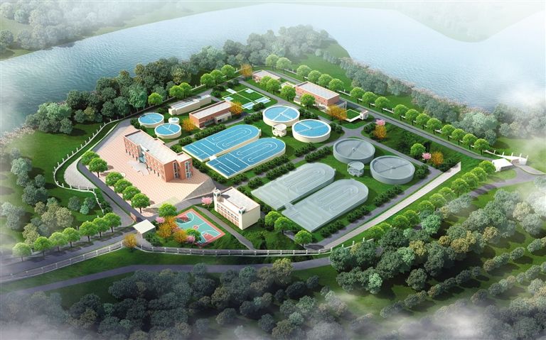 四川自貢市(shi)1.5萬噸半地下市政汚水處理廠(chang)EPC總包工(gong)程開工