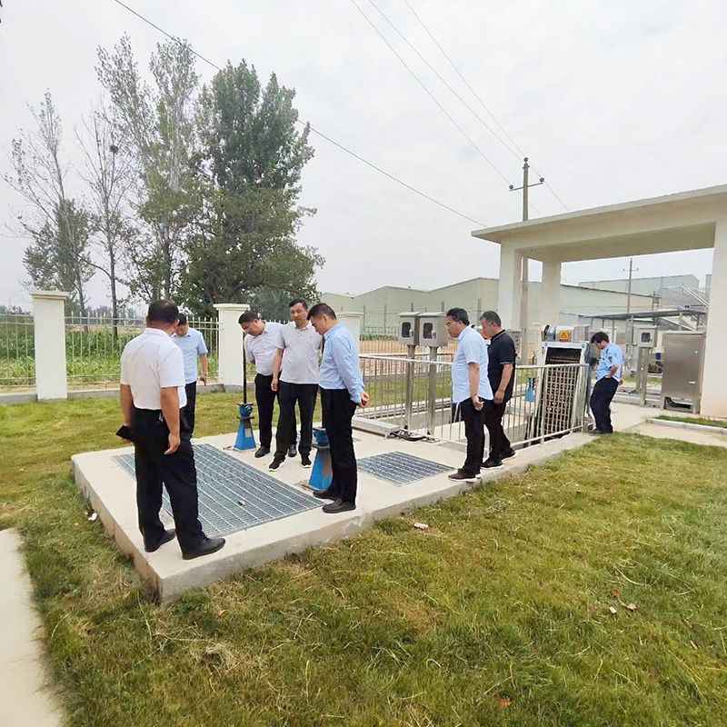 熱烈歡迎各領導視詧我司承(cheng)建的寧(ning)陵縣汚水處(chu)理廠項目
